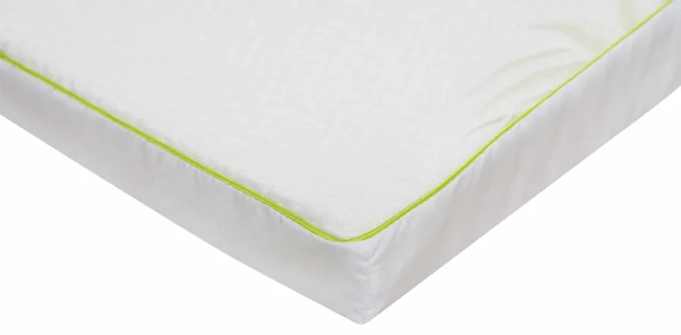 Topper saltea Aloe Vera Therapy Memory Arctic Gel 7 zone de confort, Green Future, 160x200 cm