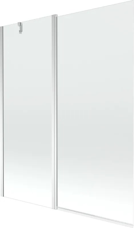 Mexen Flip panou de cada două aripi 140 x 150 cm, transparent, crom - 894-140-101-01-00