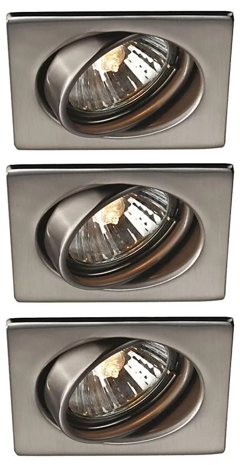 Philips Massive 59323/17/PN - SET 3x Lampa baie QUARTZ 1xGU10/50W/230V