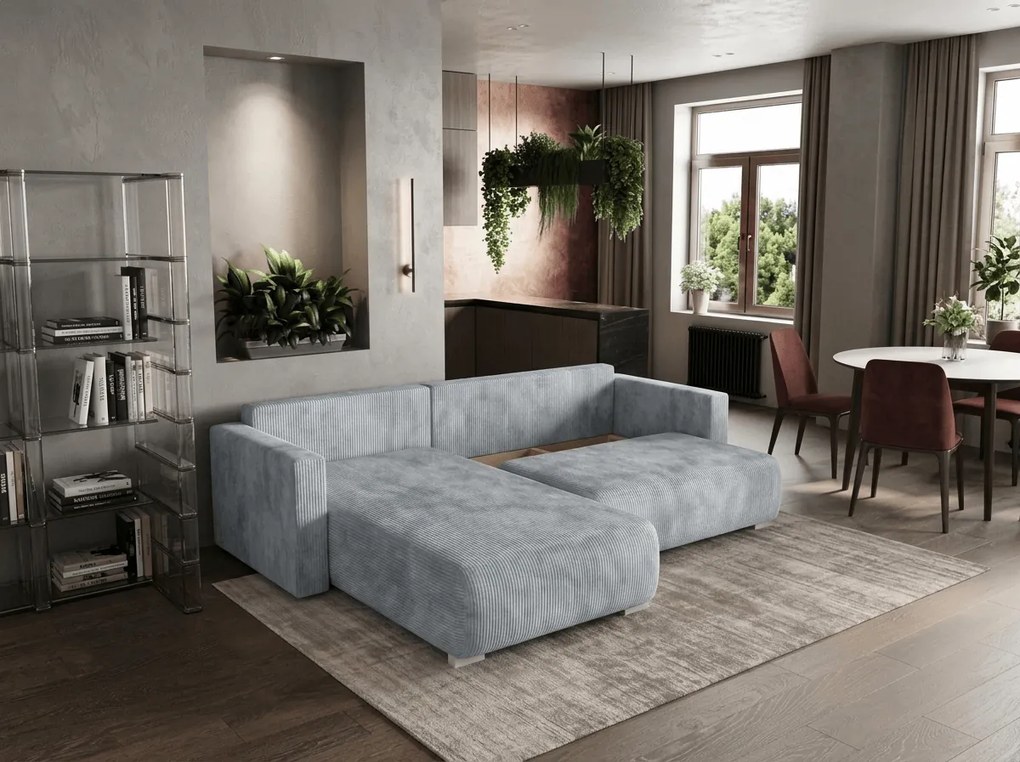 Coltar extensibil TAFIRA, gri deschis, colt interschimbabil