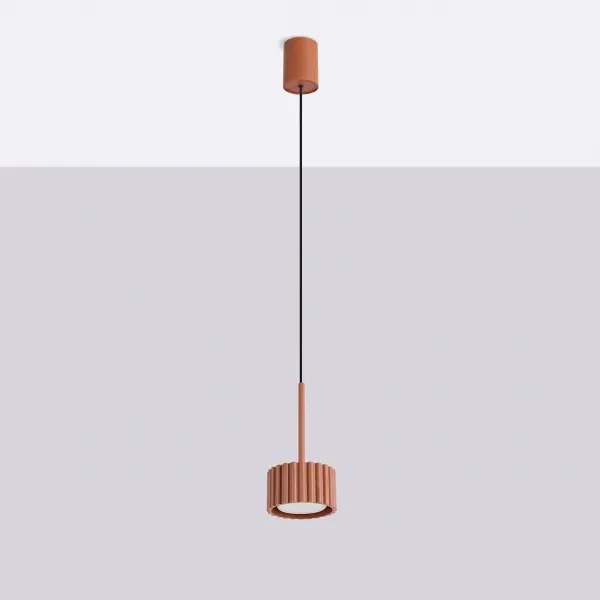 Sollux SL.2680 - Pendul suspendat AURA 1xGX53/10W/230V roșu