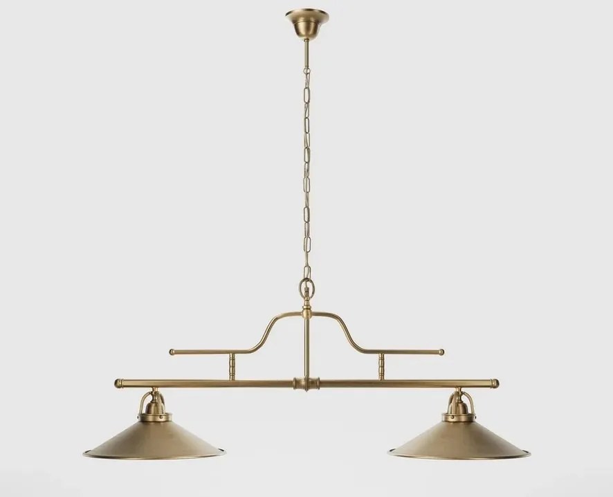 Lustra din alama industrial vintage Alice