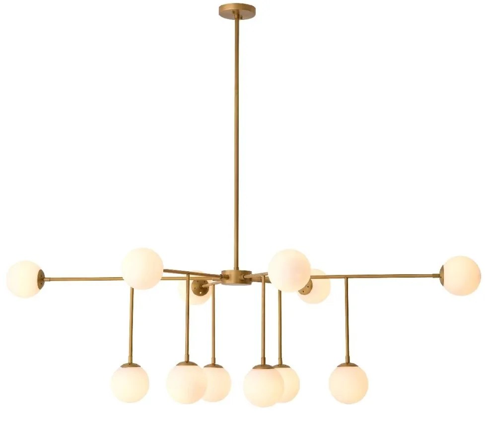 Lustra moderna cu 12 surse de lumina design LUX Aram
