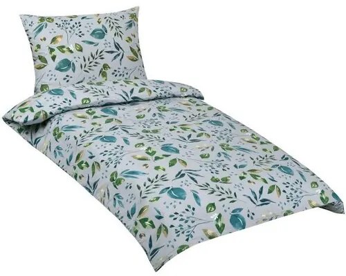 Lenjerie de pat din bumbac Bellatex Lupin verde ,140 x 220 cm, 70 x 90 cm, 140 x 220 cm, 70 x 90 cm