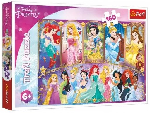 Puzzle Portrete ale prințeselor Disney 41x27,5cm