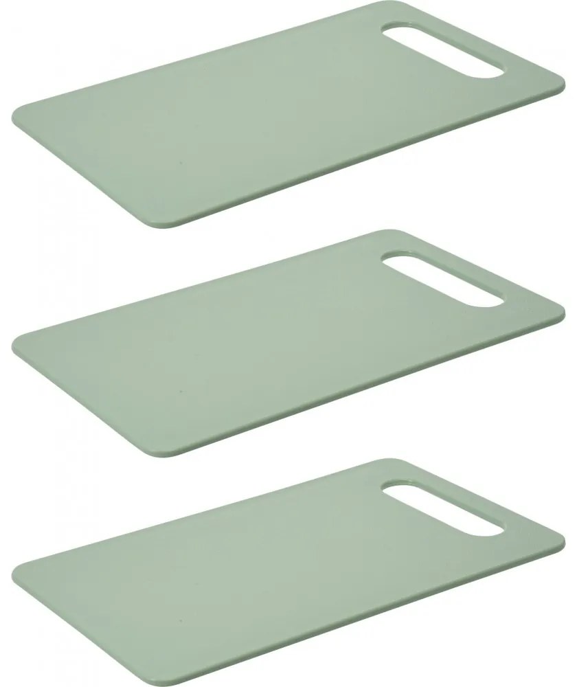 Set 3 tocatoare EH, plastic, verde, 25 x 15 cm