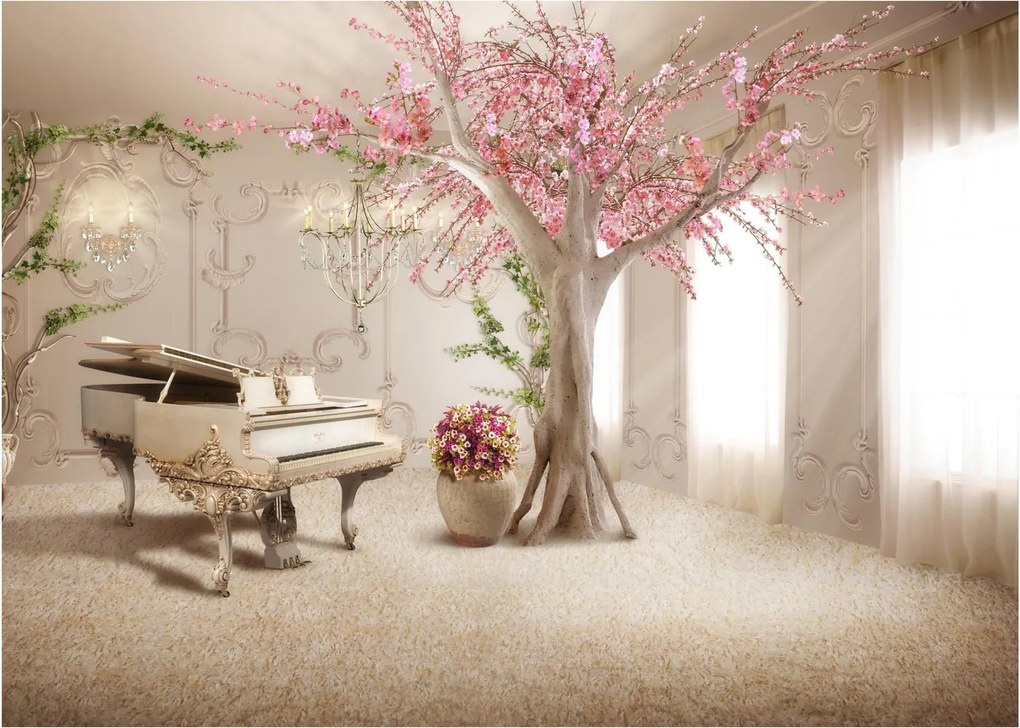 Tablou - Interior de vis cu pian (70x50 cm)