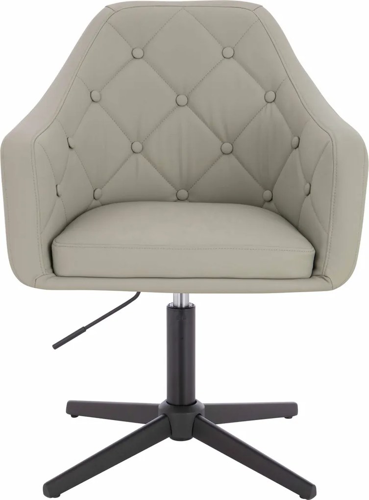 HR831CROSS Scaun Culoare in Piele Ecologica Premium Soft cu Bază Neagră