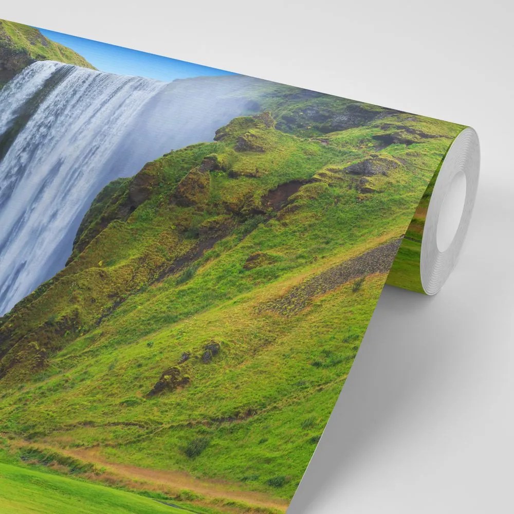 Fototapet autoadeziv cascada iconică din Islanda