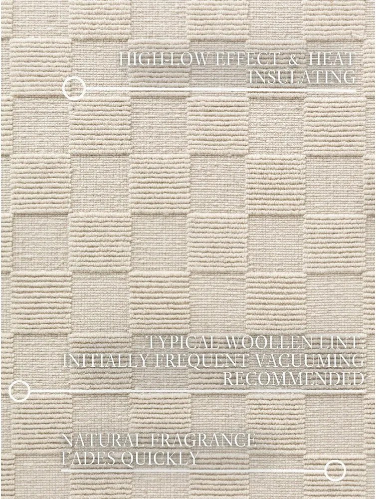 Covor crem țesut manual din lână 200x300 cm Scala – Villeroy&amp;Boch