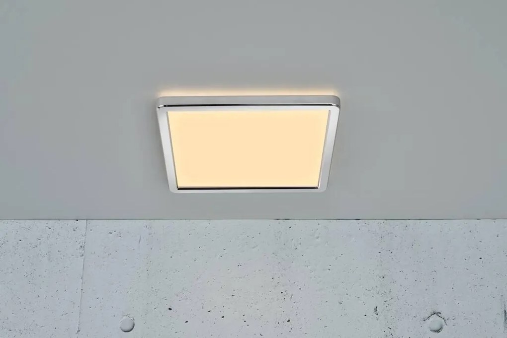 Plafoniera LED design silm IP54 baie Oja square 29 alb 3000-4000K 2015066133 NL