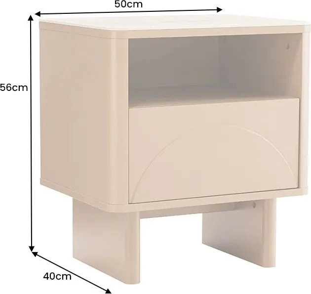 Noptiera cu blat ceramic SAVOY 50cm