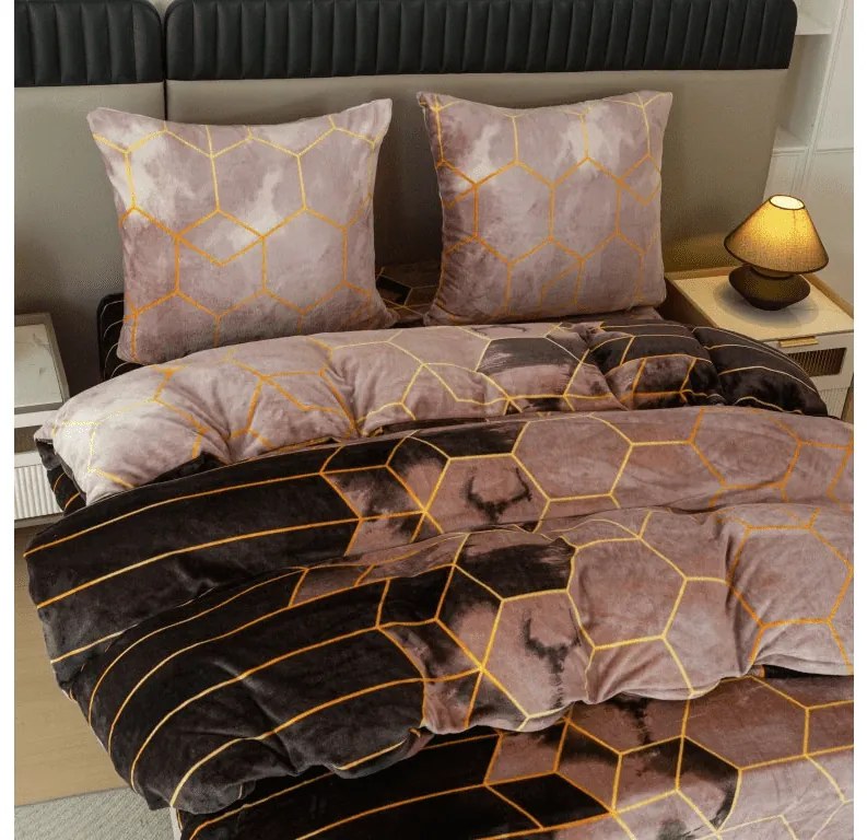 Lenjerie cocolino VELVETIA colorata Dimensiune lenjerie de pat: 70 x 90 cm | 140 x 200 cm