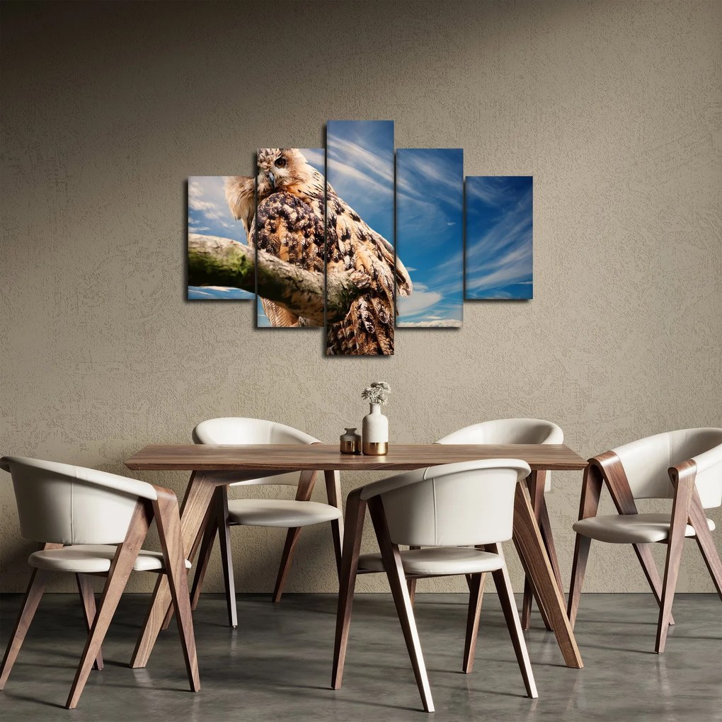 Tablou cu bufnița (150x105 cm)