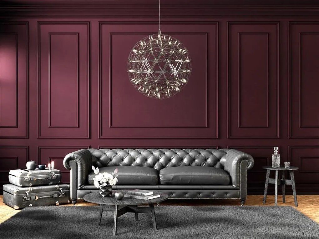 Lustra LED suspendata design circular Galaxy 82cm