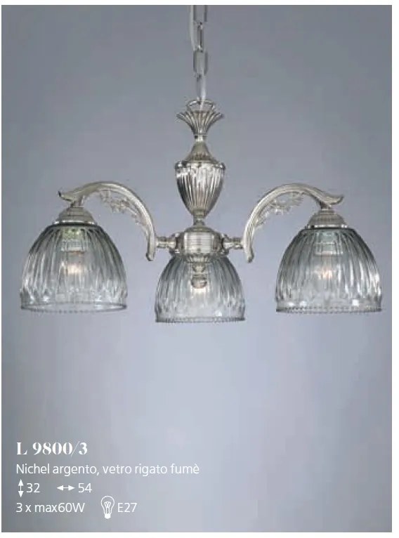 Candelabru cu 3 brate design italian 9800