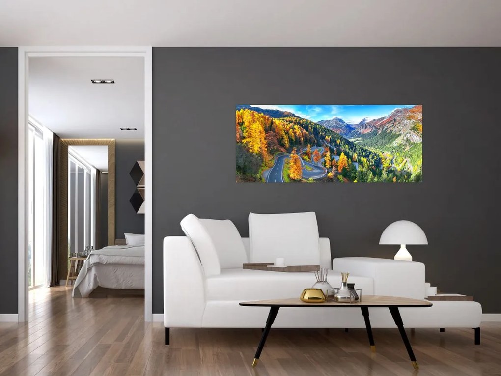 Tablou - Trecătoarea Malay Pass (120x50 cm)