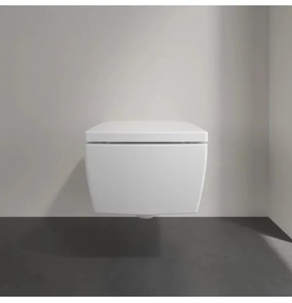 Vas WC rimless suspendat, Villeroy&amp;Boch Memento 2.0, DirectFlush, 37.5x56cm, Alb Alpin, 4633R001