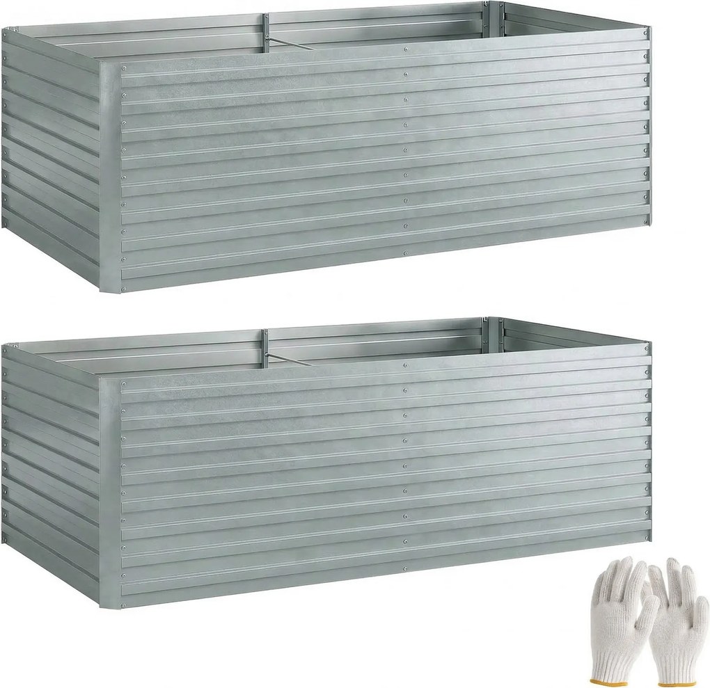 Outsunny jardinieră înălțată strat vas | Aosom Romania