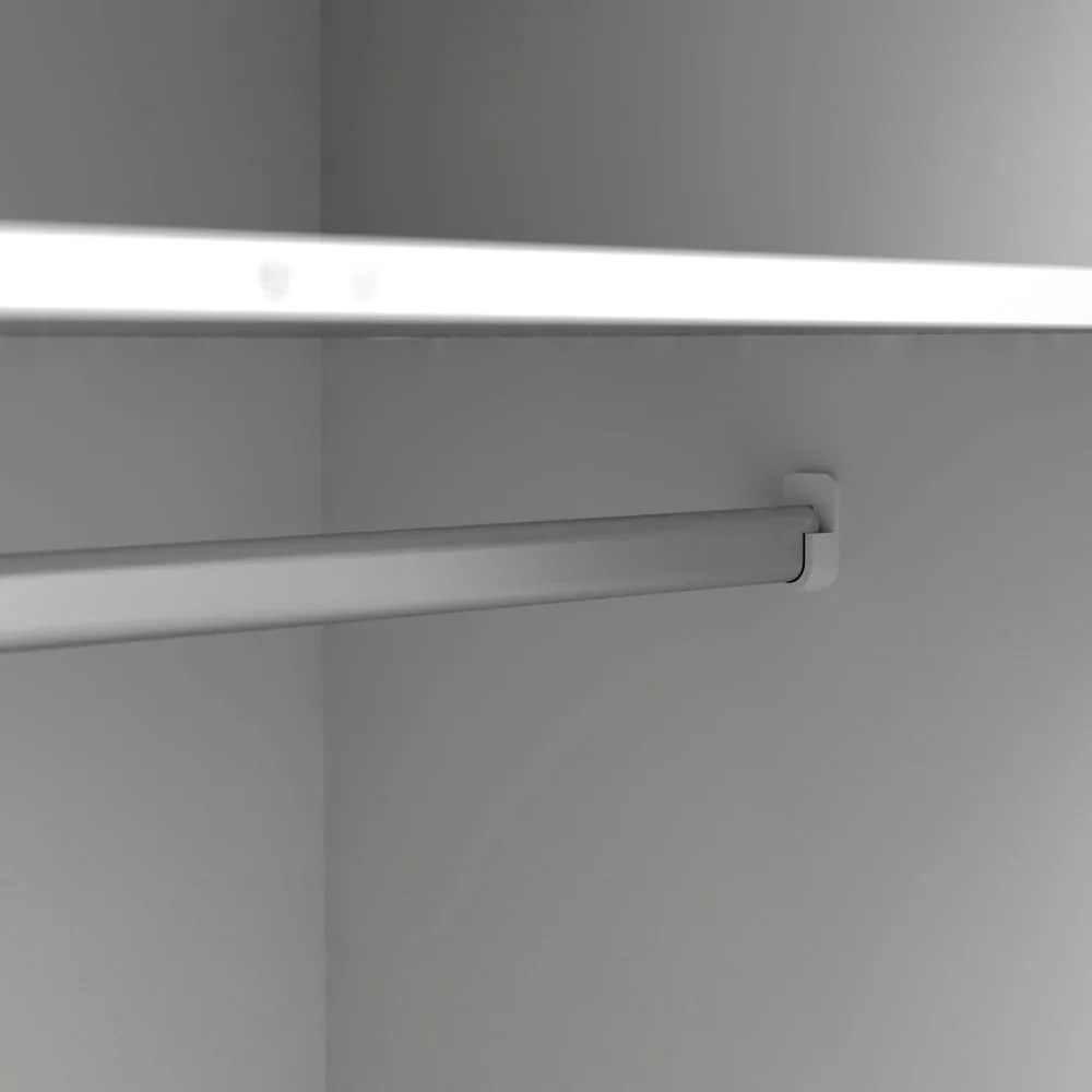 Șifonier Tvilum Oslo, 147x200 cm, alb-natural