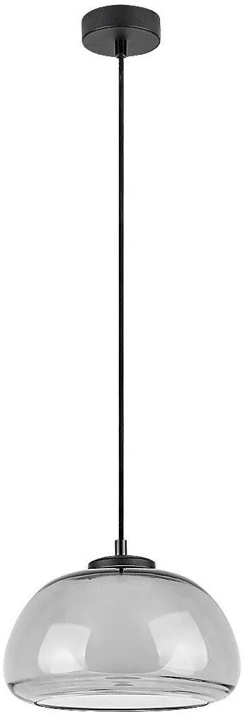 Lustra suspendata sticla fumurie Elowen