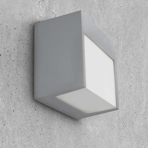 Aplică LED de exterior Brilagi TERNI LED/12W/230V gri IP44