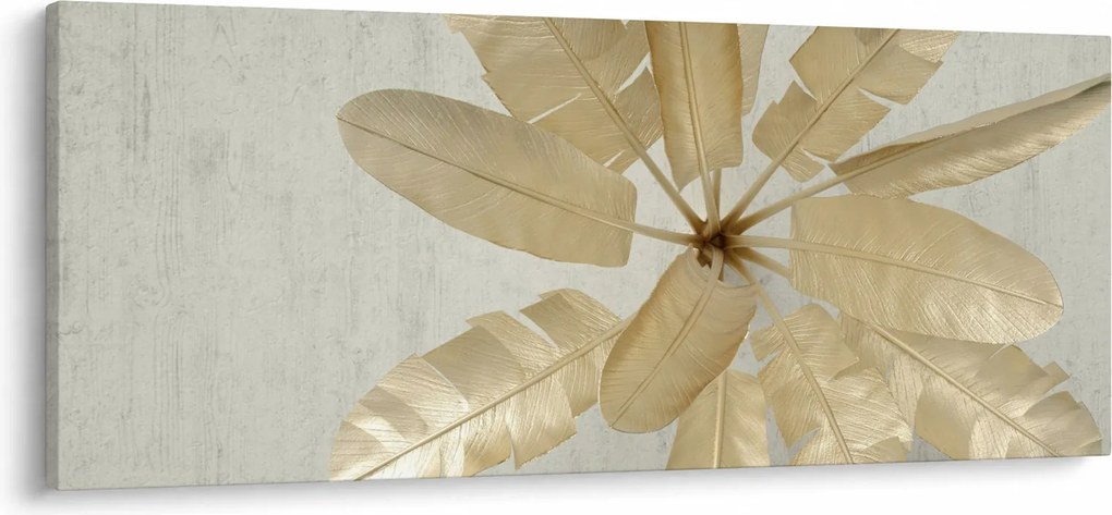 Tablou cu pene da găscă (120x50 cm)