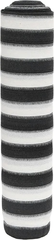 vidaXL Plasă protecție intimitate, antracit/alb, 1x50 m, HDPE, 75 g/m²