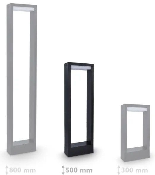 Lampă LED de exterior Solight WO807 LED/7W/230V 3000/4000/6000K IP54 50 cm