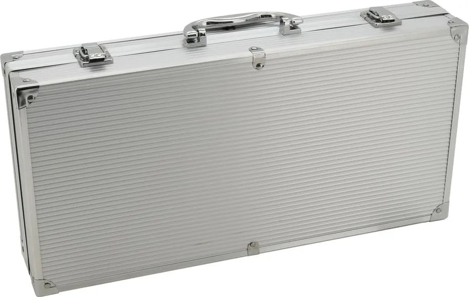 Set 11 ustensile de grătar cu servietă Cattara Alu Grey Line