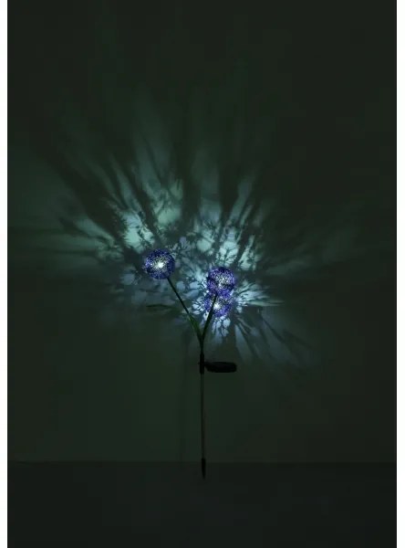 Corp de iluminat LED solar Globo 33599P SOLAR 3xLED/0,06W/3V 5000K IP44 mov