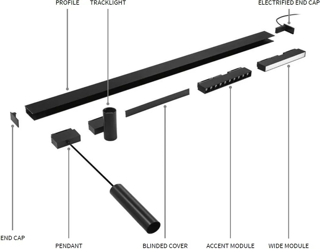Modul LED pentru sina ARCA WIDE 60 CM 3000K 222950