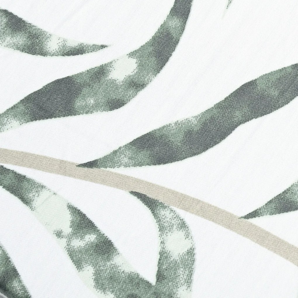 Lenjerie de pat Matex Satin Frunze tropicale , 140 x 200 cm, 70 x 90 cm