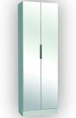 Dulap inalt cu oglinda pelipal Wien, 195,5x65 cm, usa plianta, alb