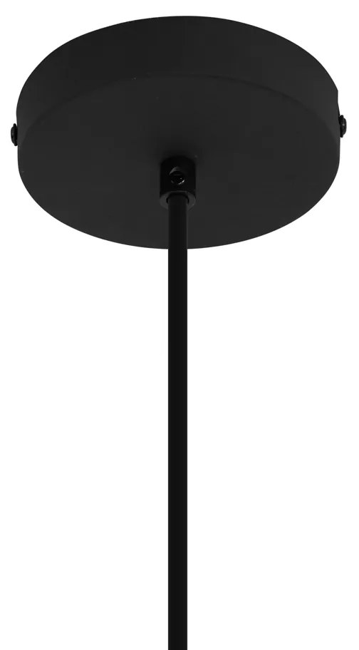 Lampa suspendată de exterior neagră IP44 - Cava