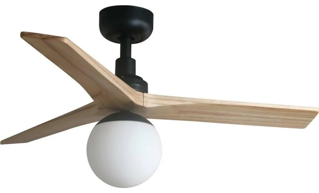 FARO 34284WT-11L-Str. vent. KLIM S 1xE27/15W/230V pin/negru pr.92,5cm WT+DO