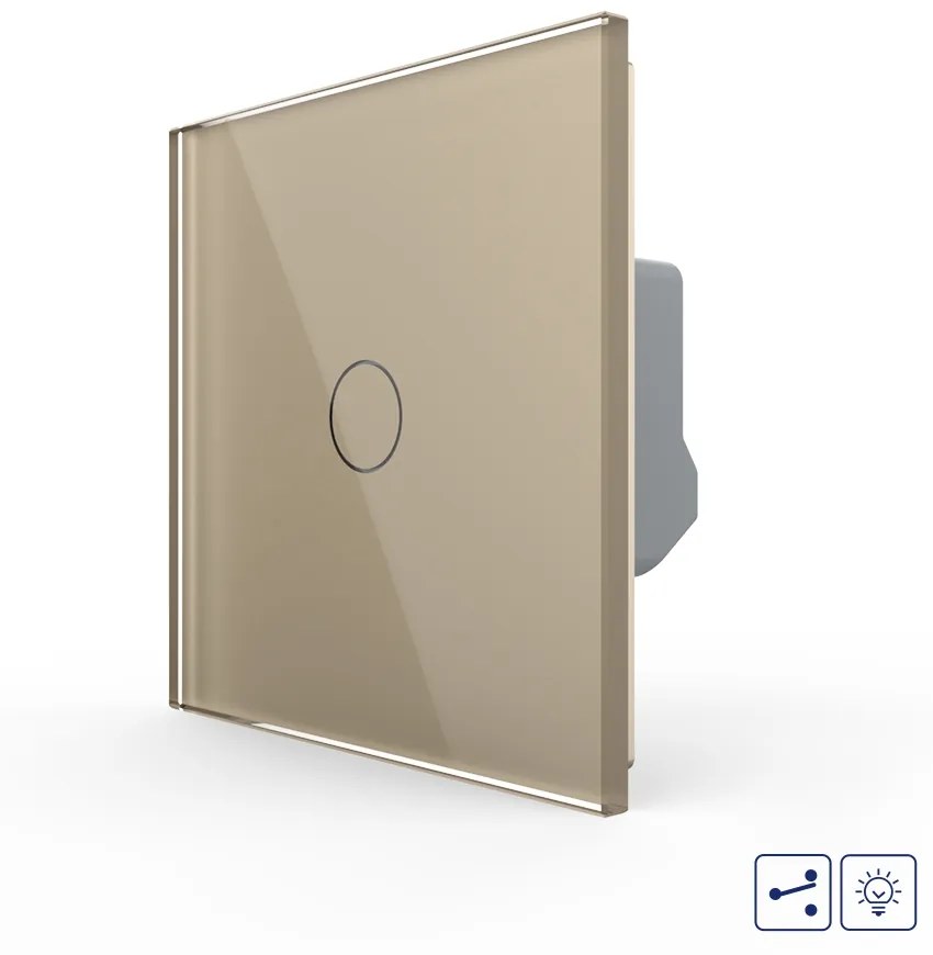 Intrerupator Simplu Cap Scara / Cruce cu Variator si Touch LIVOLO – Serie Noua