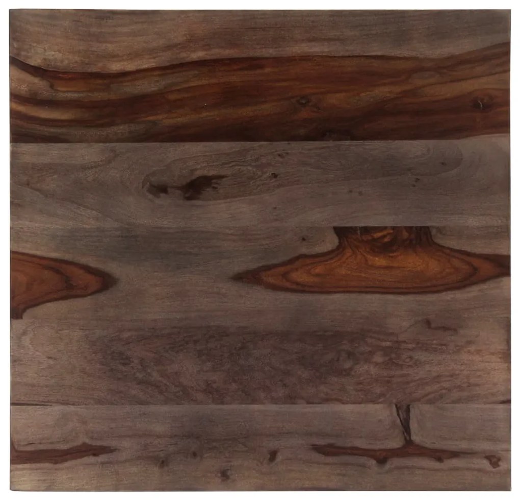 Masuta de cafea, gri, 60x60x35 cm, lemn masiv de sheesham 1, 60 x 60 x 35 cm
