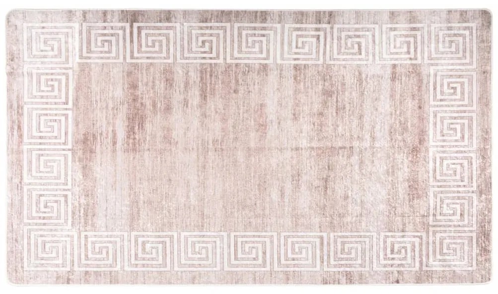 vidaXL Covor lavabil, bej, 190x300 cm, antiderapant