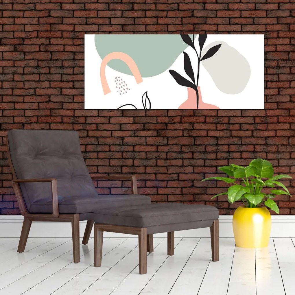 Tablou - Flori într-o vază N⁰3 (120x50 cm)