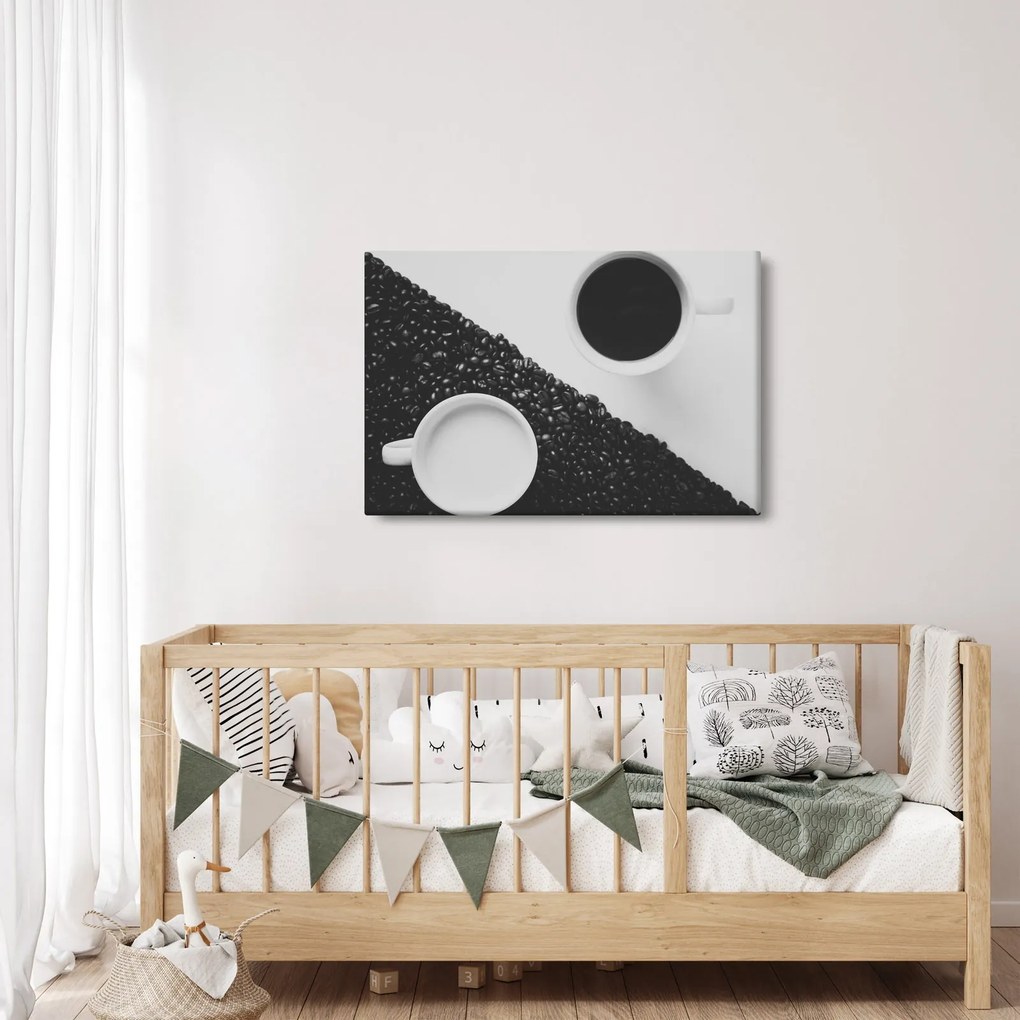 Tablou cu cafea (90x60 cm)