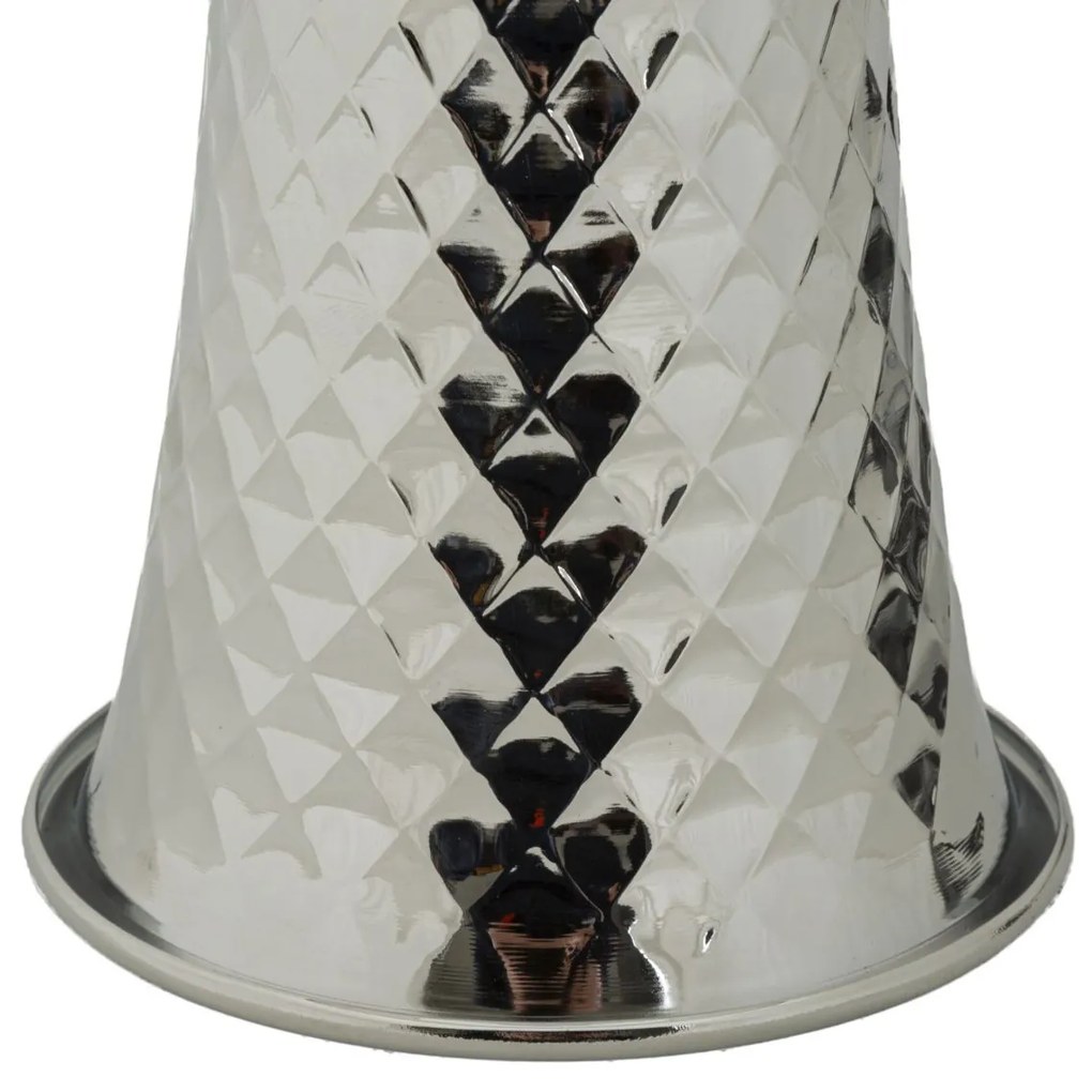 Mauro Ferretti Lampă De Masă Tower Argintie Cm 30 X 52 | Aosom Romania
