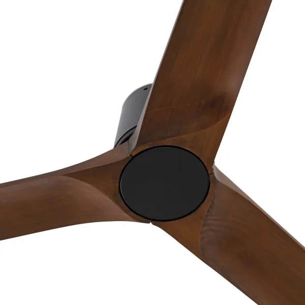 FARO 33839WT - Ventilator tavan HEYWOOD TUB L pin/negru pr.132 cm WT + DO