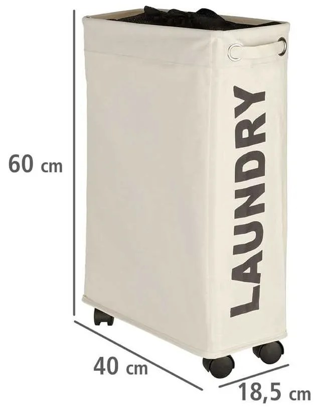 Coș de rufe Wenko Corno 44,4 l, bej
