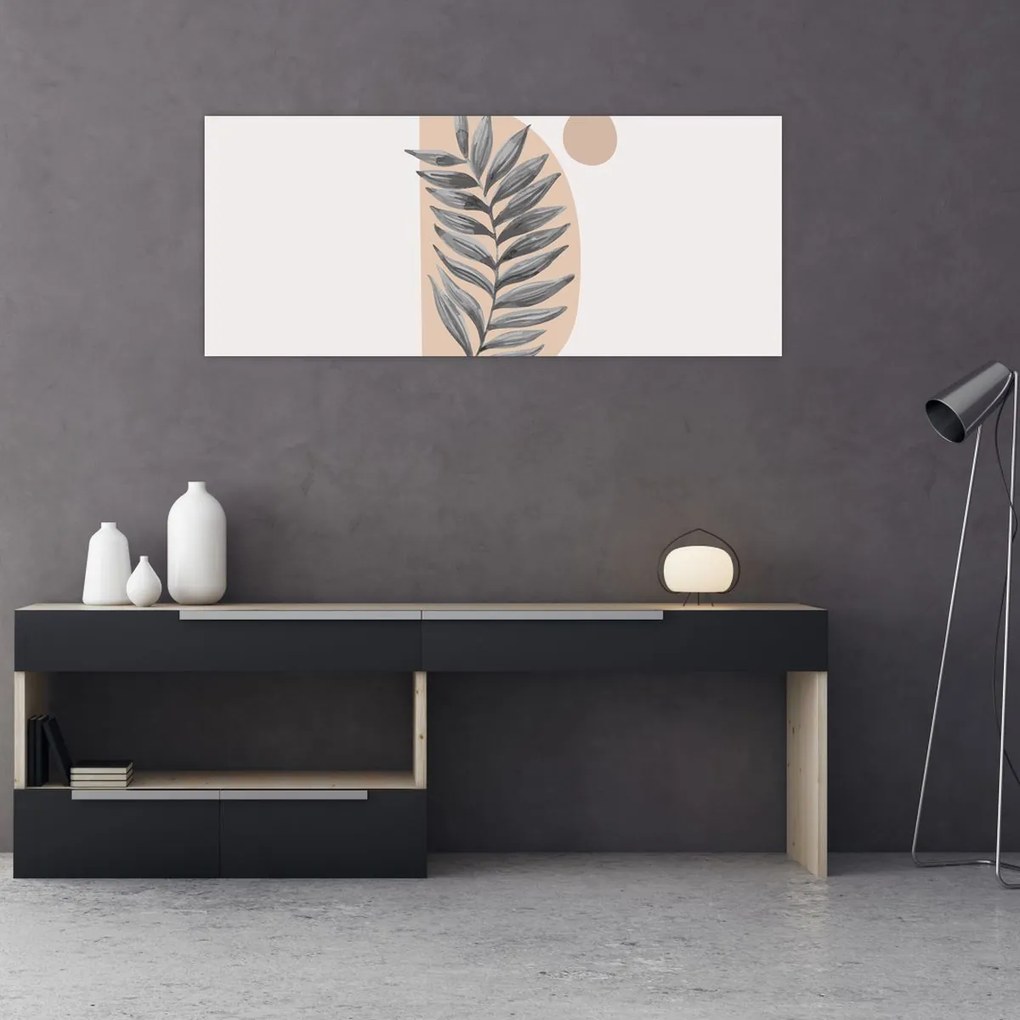 Tablou - Foaie ilustrată N⁰1 (120x50 cm)