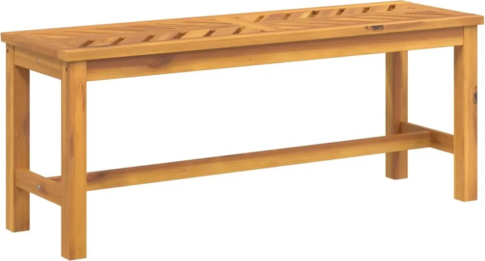 vidaXL Bancă de grădină 110 cm din lemn masiv de acacia