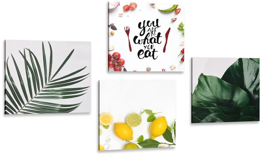 Set tablouri pentru bucătărie în design unicat