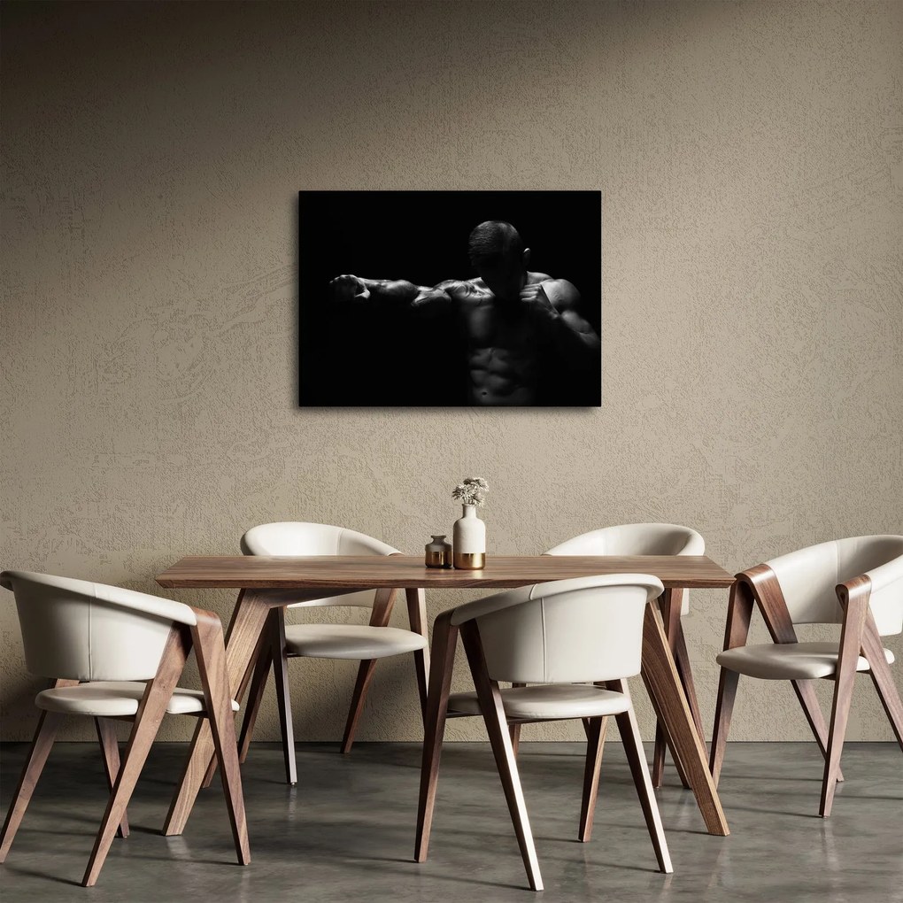 Tablou - Lovitura cu pumn (70x50 cm)