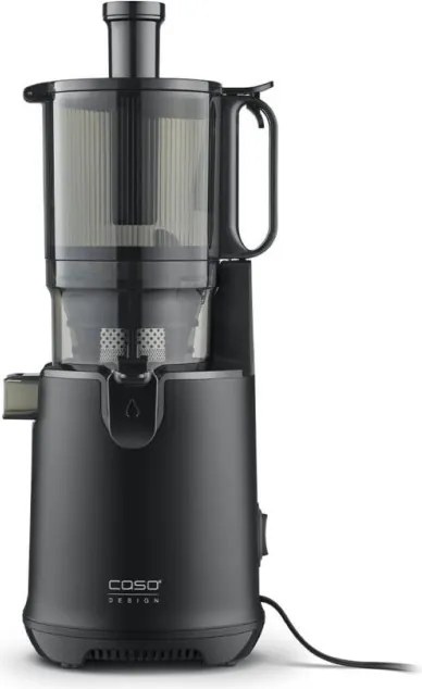 Storcator cu presare la rece slow juicer Caso Juice Fit Pro, 250 W, 1 l, 40 rpm, Safety Stop, Functionare silentioasa, Negru mat