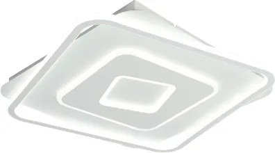 Brilagi - Plafonieră LED dimabilă IRIS LED/98W/230V 50x50 cm albă + telecomandă